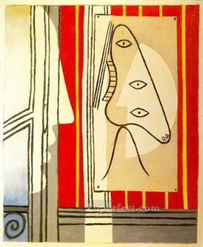Pablo Picasso Painting - Figura y perfil 1928 Pablo Picasso